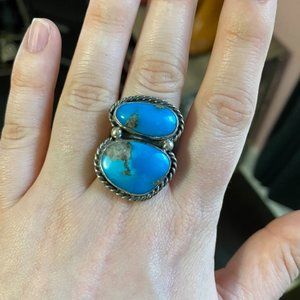 Mama Stone Vintage turquoise ring OOAK